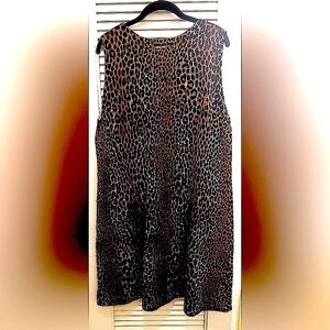 MICHAEL KORS LEOPARD DRESS Size 2X